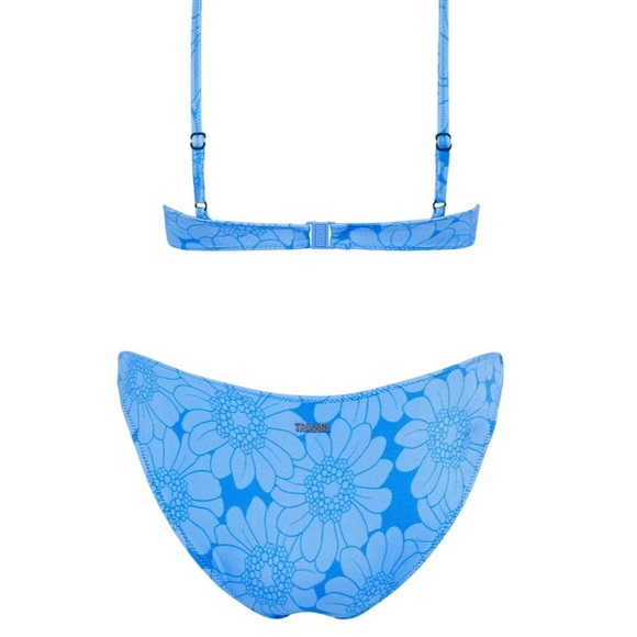 Triangl Rina Ocean Floral Bikini Set XS top S bottom noncheeky - Picture 2 of 2